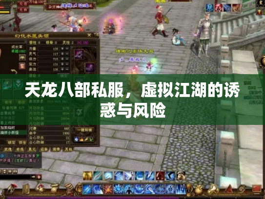 天龙八部私服，虚拟江湖的诱惑与风险