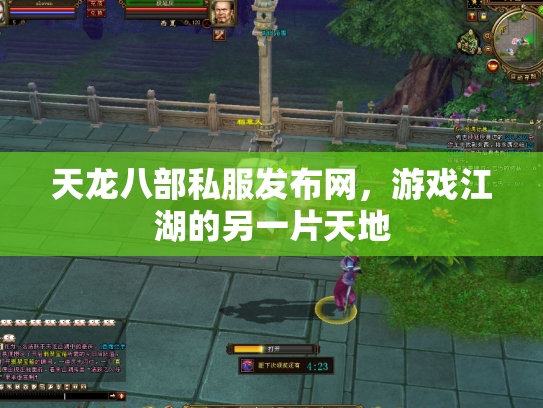 天龙八部私服发布网，游戏江湖的另一片天地