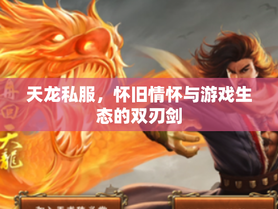 天龙私服，怀旧情怀与游戏生态的双刃剑