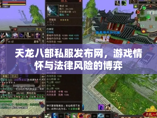 天龙八部私服发布网，游戏情怀与法律风险的博弈