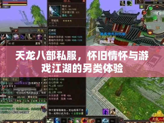 天龙八部私服，怀旧情怀与游戏江湖的另类体验