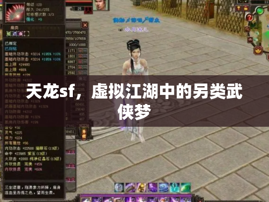 天龙sf，虚拟江湖中的另类武侠梦