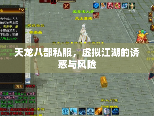 天龙八部私服，虚拟江湖的诱惑与风险