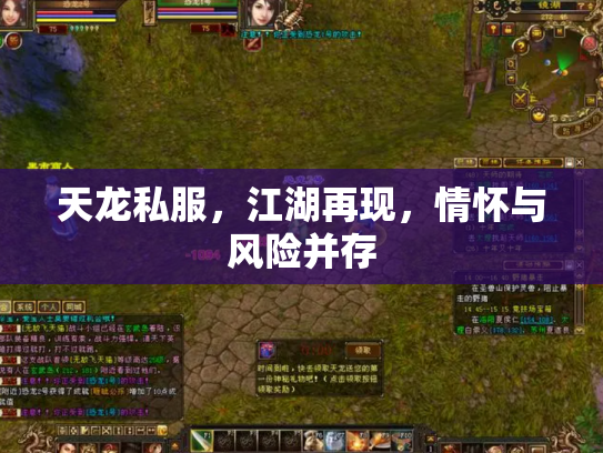 天龙私服，江湖再现，情怀与风险并存