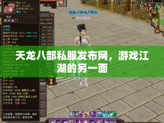 天龙八部私服发布网，游戏江湖的另一面