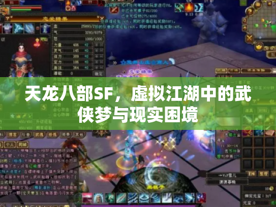天龙八部SF，虚拟江湖中的武侠梦与现实困境