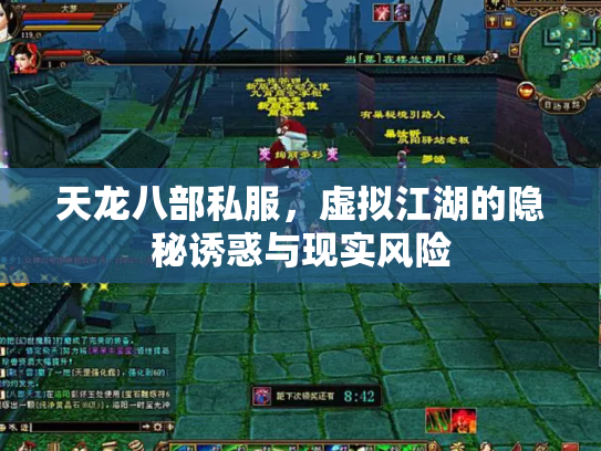 天龙八部私服，虚拟江湖的隐秘诱惑与现实风险