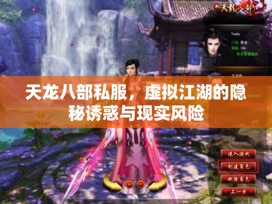 天龙八部私服，虚拟江湖的隐秘诱惑与现实风险