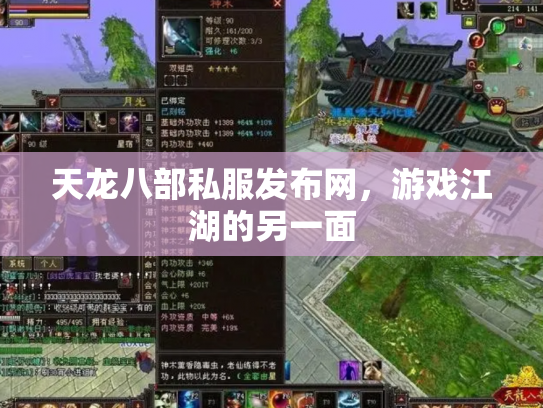 天龙八部私服发布网，游戏江湖的另一面