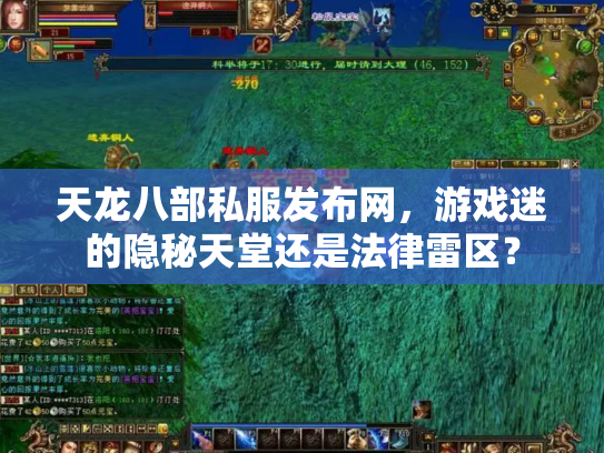 天龙八部私服发布网，游戏迷的隐秘天堂还是法律雷区？