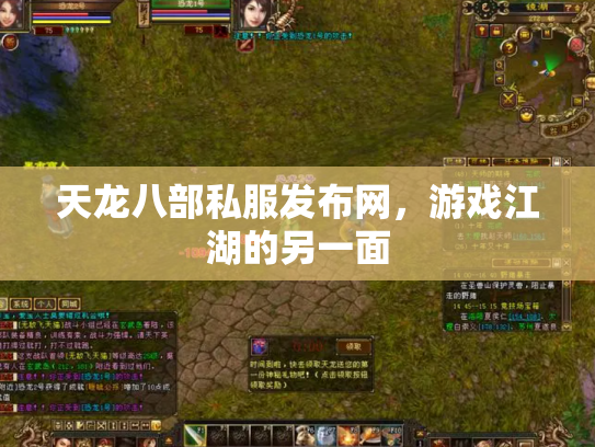 天龙八部私服发布网，游戏江湖的另一面