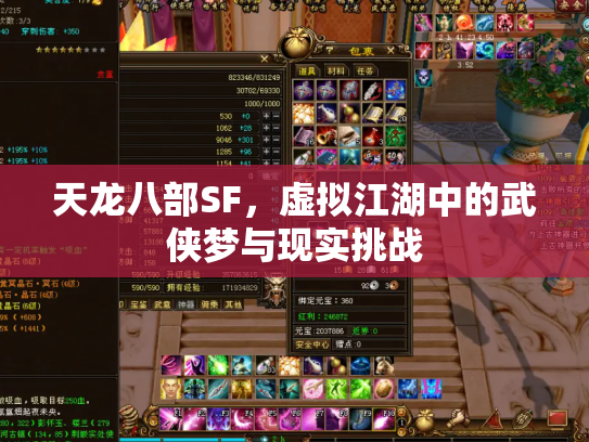 天龙八部SF，虚拟江湖中的武侠梦与现实挑战