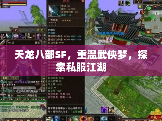 天龙八部SF，重温武侠梦，探索私服江湖