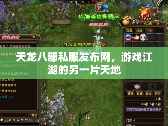 天龙八部私服发布网，游戏江湖的另一片天地