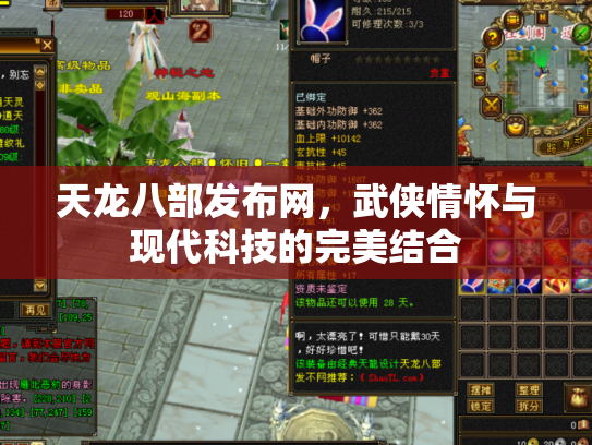 天龙八部发布网，武侠情怀与现代科技的完美结合
