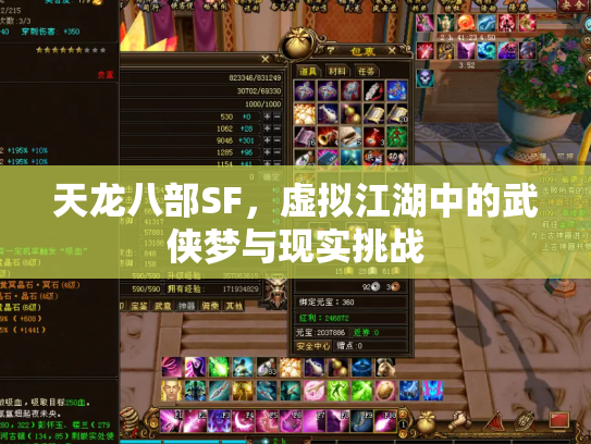 天龙八部SF，虚拟江湖中的武侠梦与现实挑战