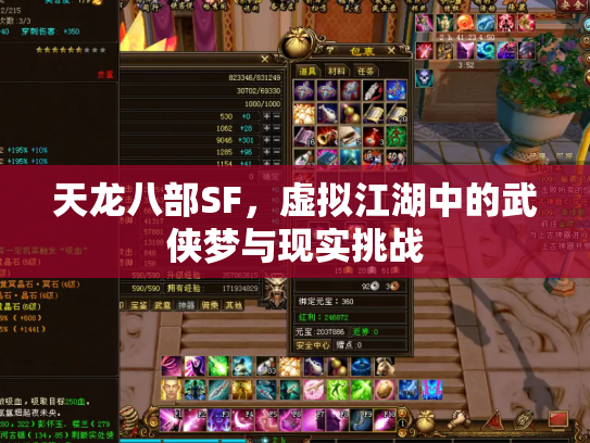 天龙八部SF，虚拟江湖中的武侠梦与现实挑战