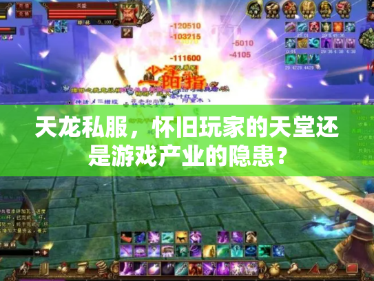 天龙私服，怀旧玩家的天堂还是游戏产业的隐患？