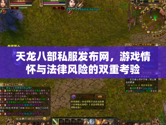 天龙八部私服发布网，游戏情怀与法律风险的双重考验