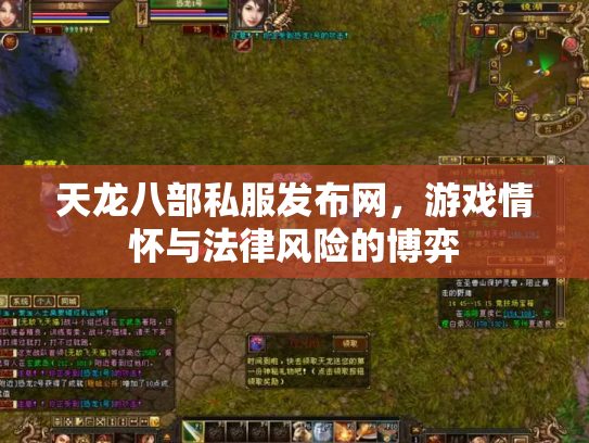 天龙八部私服发布网，游戏情怀与法律风险的博弈