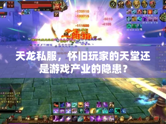 天龙私服，怀旧玩家的天堂还是游戏产业的隐患？