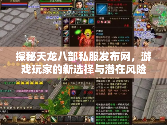 探秘天龙八部私服发布网，游戏玩家的新选择与潜在风险