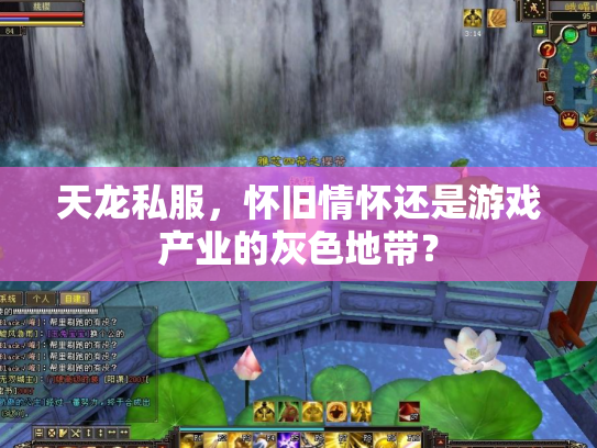 天龙私服，怀旧情怀还是游戏产业的灰色地带？