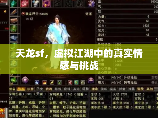 天龙sf，虚拟江湖中的真实情感与挑战