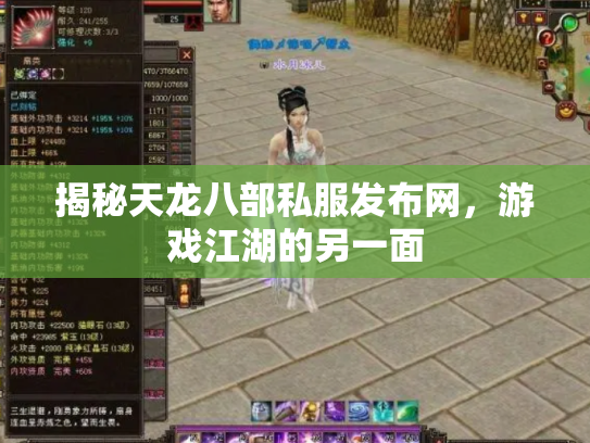 揭秘天龙八部私服发布网，游戏江湖的另一面