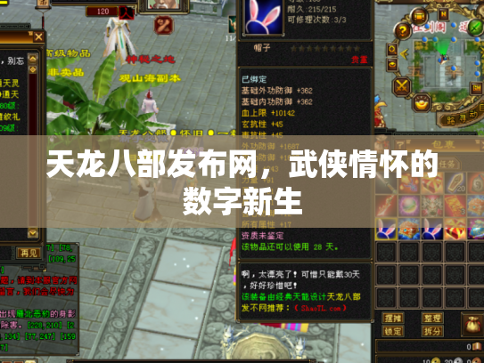 天龙八部发布网，武侠情怀的数字新生