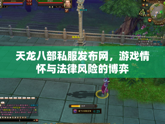 天龙八部私服发布网，游戏情怀与法律风险的博弈