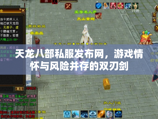 天龙八部私服发布网，游戏情怀与风险并存的双刃剑