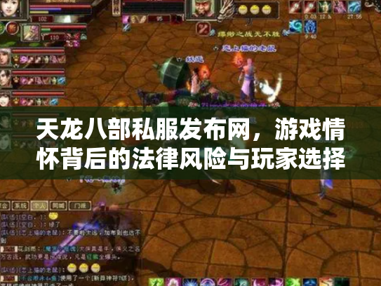 天龙八部私服发布网，游戏情怀背后的法律风险与玩家选择