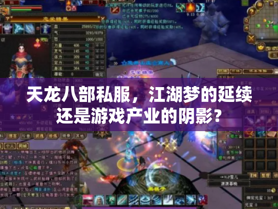 天龙八部私服，江湖梦的延续还是游戏产业的阴影？