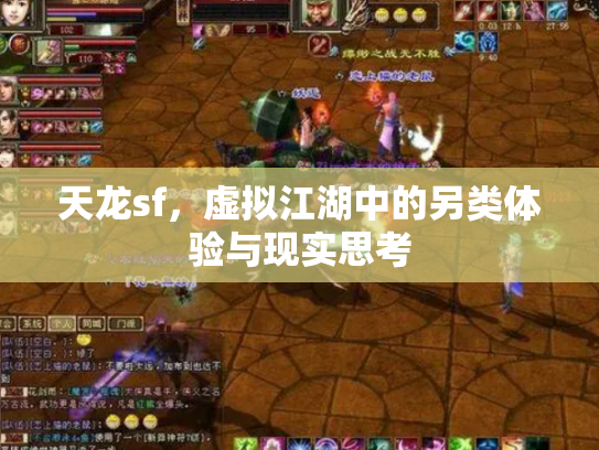 天龙sf，虚拟江湖中的另类体验与现实思考