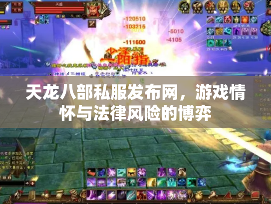 天龙八部私服发布网，游戏情怀与法律风险的博弈