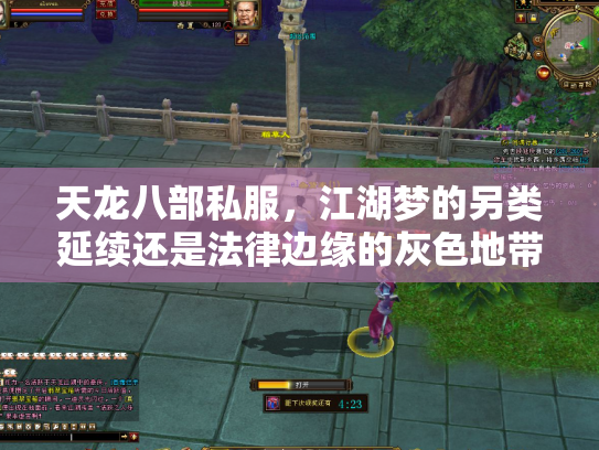 天龙八部私服，江湖梦的另类延续还是法律边缘的灰色地带？