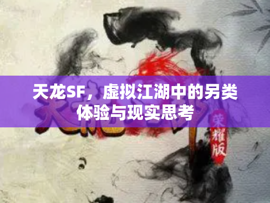 天龙SF，虚拟江湖中的另类体验与现实思考