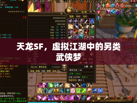 天龙SF，虚拟江湖中的另类武侠梦