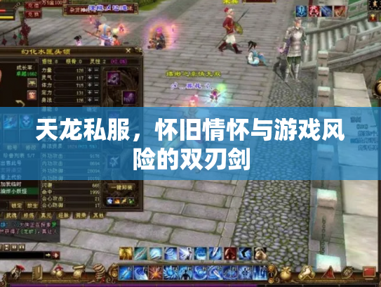 天龙私服，怀旧情怀与游戏风险的双刃剑