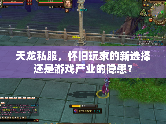 天龙私服，怀旧玩家的新选择还是游戏产业的隐患？