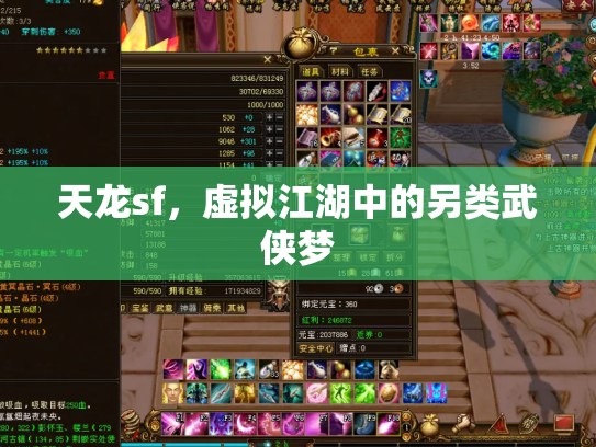 天龙sf，虚拟江湖中的另类武侠梦