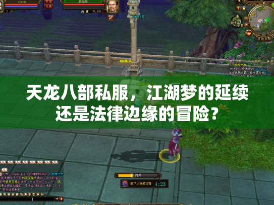天龙八部私服，江湖梦的延续还是法律边缘的冒险？