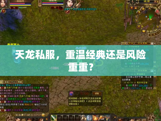 天龙私服，重温经典还是风险重重？