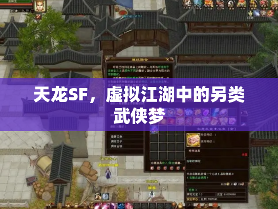 天龙SF，虚拟江湖中的另类武侠梦