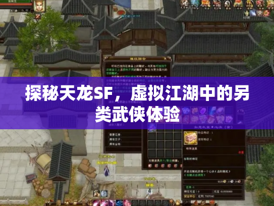 探秘天龙SF，虚拟江湖中的另类武侠体验