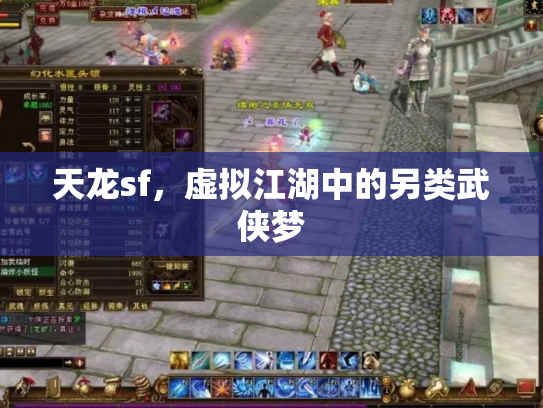 天龙sf，虚拟江湖中的另类武侠梦