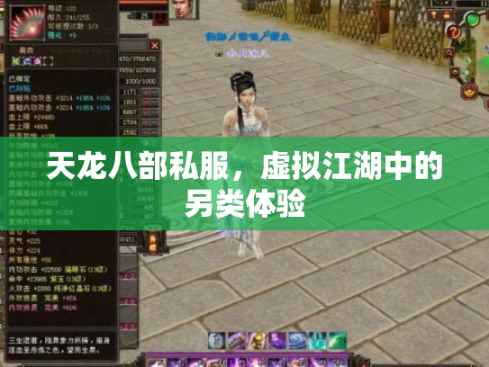 天龙八部私服，虚拟江湖中的另类体验