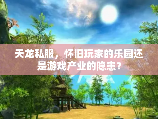 天龙私服，怀旧玩家的乐园还是游戏产业的隐患？