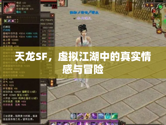 天龙SF，虚拟江湖中的真实情感与冒险